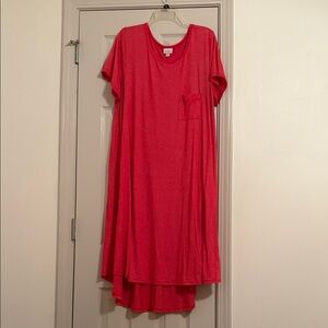 Coral Heathered LuLaRoe Carly